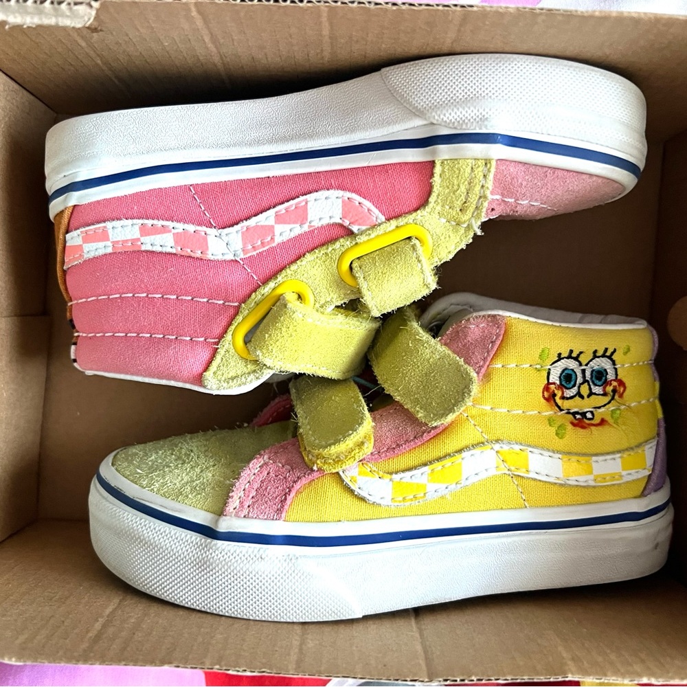 SpongeBob x Vans Bestfriends sk8 Mid reissue V Vans Size 10.5C